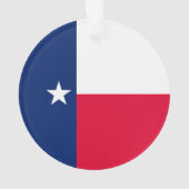 Texas State Flag Design Decor Ornament (achterkant)