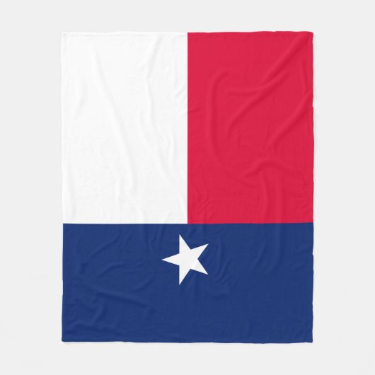 Texas State Flag Design Fleece Deken (Voorkant)