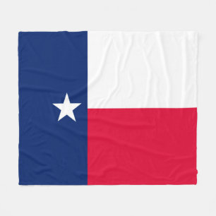 Texas State Flag Design Fleece Deken