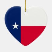 Texas State Flag Design Keramisch Ornament (Achterkant)