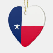 Texas State Flag Design Keramisch Ornament (Links)