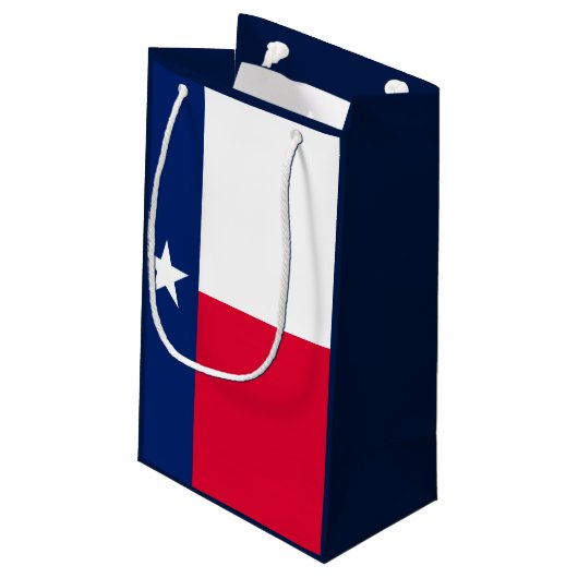 Texas State Flag Design Klein Cadeauzakje (Achterkant Gekanteld)
