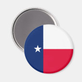 Texas State Flag Design Magneet (Voorkant / Achterkant)