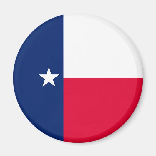 Texas State Flag Design Magneet (Voorkant)