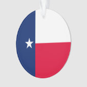 Texas State Flag Design Ornament (voorkant)