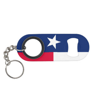 Texas State Flag Design Sleutelhanger Flessenopener