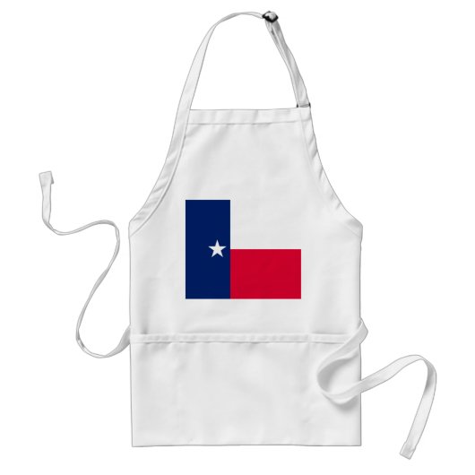 Texas State Flag Design Standaard Schort (Voorkant)