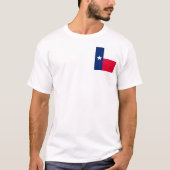 Texas State Flag Design T-shirt (Voorkant)