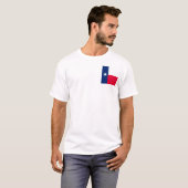 Texas State Flag Design T-shirt (Voorkant volledig)