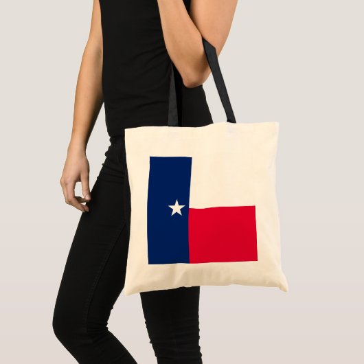 Texas State Flag Design Tote Bag (Voorkant (product))