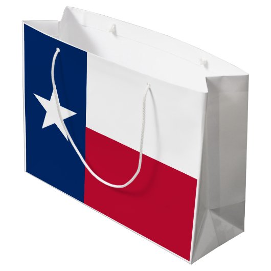 Texas State Flag Groot Cadeauzakje (Achterkant Gekanteld)