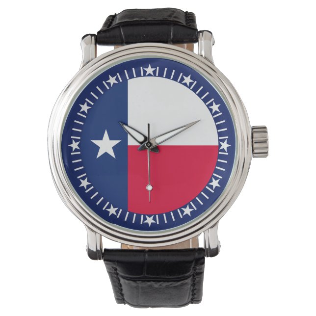 Texas State Flag horloge Ontwerp (Voorkant)