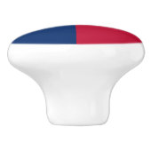 Texas State Flag Keramische Knop (Zijkant)