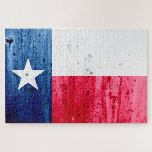 Texas State Flag Legpuzzel (Horizontaal)