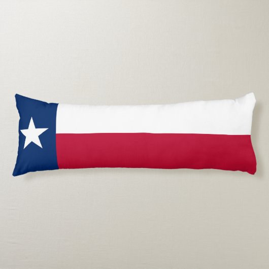 Texas State Flag Lichaamskussen (Voorkant)