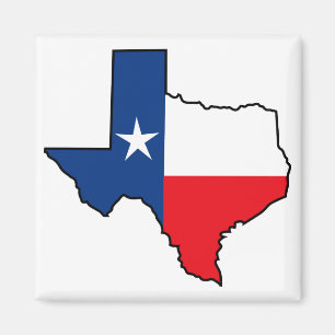Texas State Flag Magneet