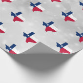 Texas State Flag Map Cadeaupapier (Hoek)