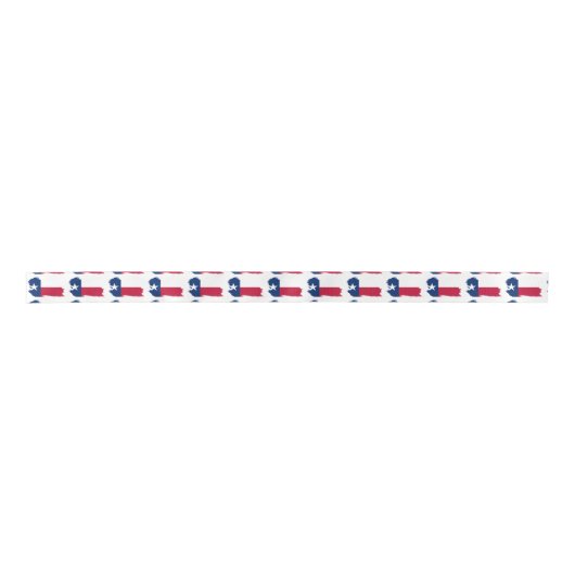 Texas State Flag met Grunge Border Lint (Voorkant)