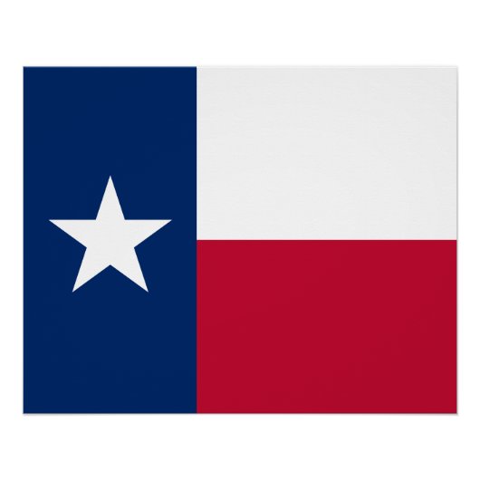 Texas State Flag Perfect Poster (Voorkant)