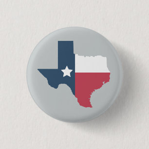 Texas State - Flag Pin Ronde Button 3,2 Cm