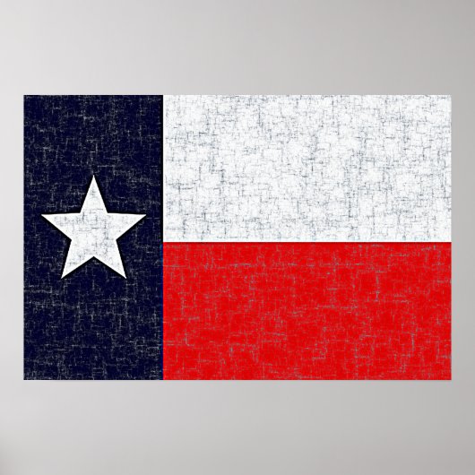 TEXAS STATE FLAG Poster (Voorkant)