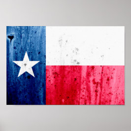 Texas State Flag Poster