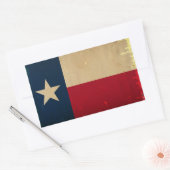 Texas State Flag  Rechthoekige Sticker (Envelop)
