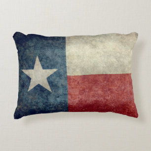 Texas State flag  retro style werpt pillow Decoratief Kussen