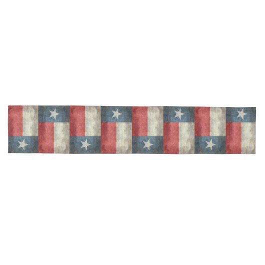 Texas State flag  retro Table runner 16x90" Medium Tafelloper (Horizontaal)