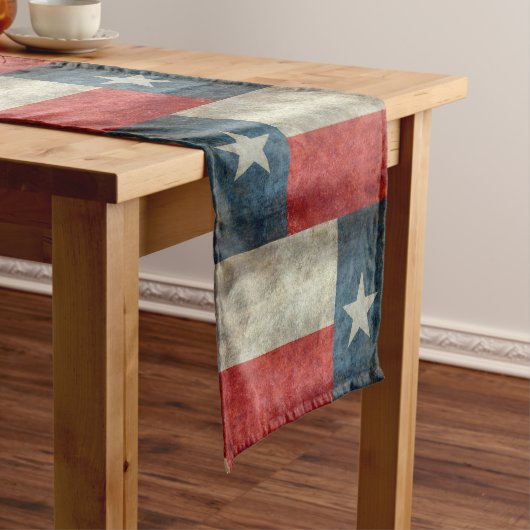 Texas State flag  retro Table runner 16x90" Medium Tafelloper (Voorbeeld)