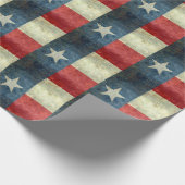 Texas State flag, retro versie Cadeaupapier (Hoek)