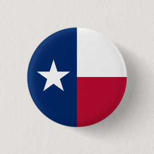 Texas State Flag Ronde Button 3,2 Cm