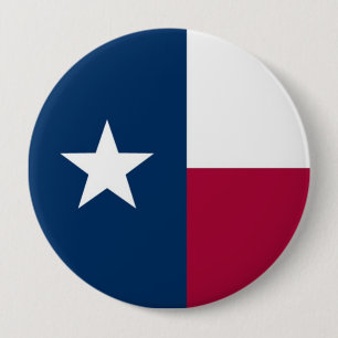 Texas State Flag Ronde Button 4,0 Cm