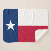 Texas State Flag Sherpa Deken (Voorkant (horizontaal))
