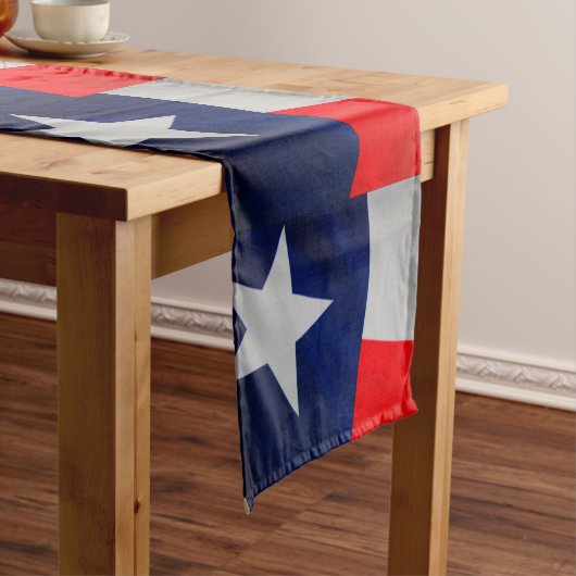 Texas State Flag Table Runner Korte Tafelloper (Voorbeeld)