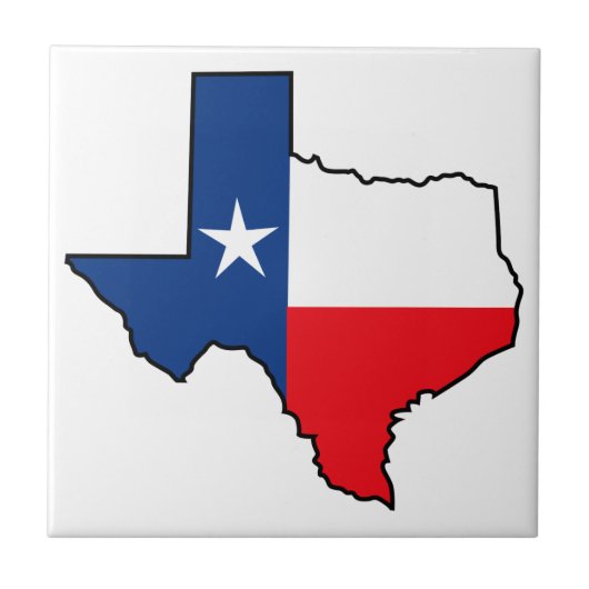 Texas State Flag Tegeltje (Voorkant)