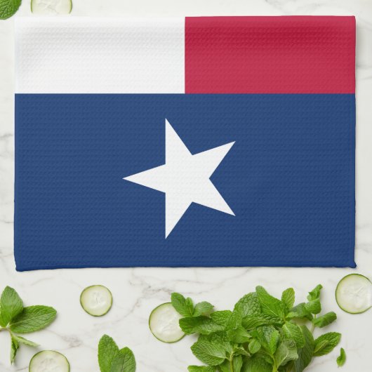 Texas State Flag Theedoek (Gevouwen)