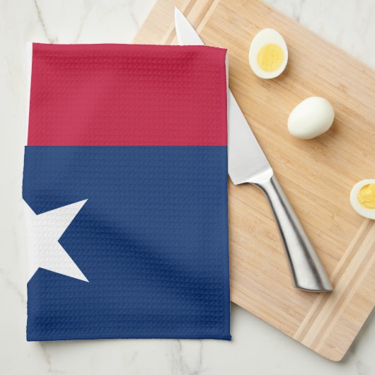 Texas State Flag Theedoek (Quarter Fold)
