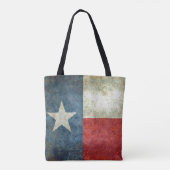 Texas State Flag Tote Bag (Achterkant)