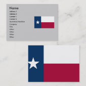 Texas State Flag Visitekaartje (Voorkant / Achterkant)