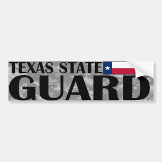 Texas State Guard Bumpersticker