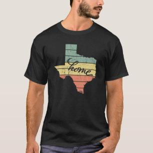 Texas State Home Pride Retro T-shirt