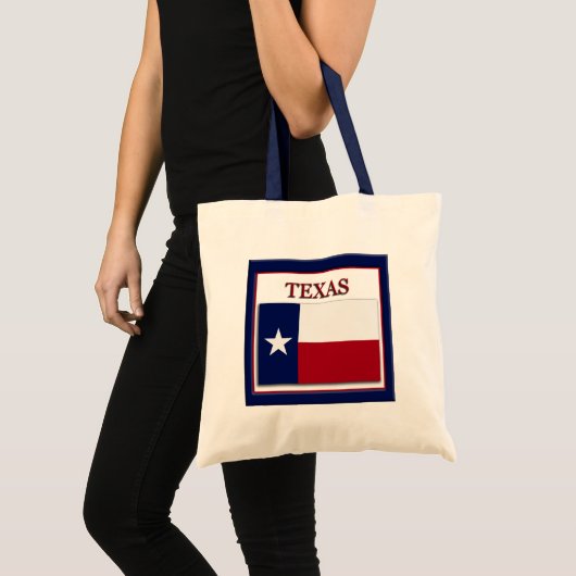 Texas State Indicateur Design Budget Canvas Sac (Devant (produit))