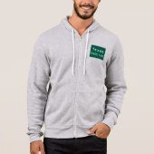 Texas State Line Road Sign Hoodie (Voorkant)