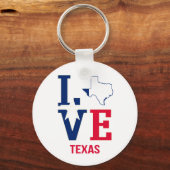 Texas State Love USA Sleutelhanger (Voorkant)