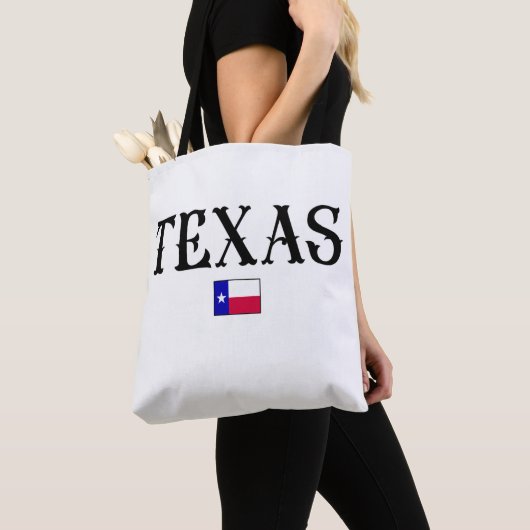 Texas State Map Flag Draagtas (Dichtbij)