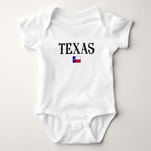 Texas State Map Flag Romper (Voorkant)