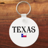 Texas State Map Flag Sleutelhanger (Voorkant)