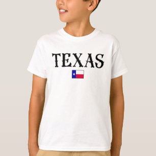 Texas State Map Flag T-shirt