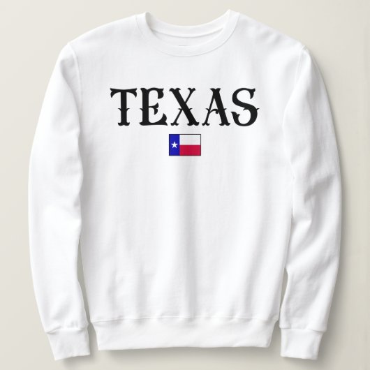 Texas State Map Flag Trui (Design voorkant)
